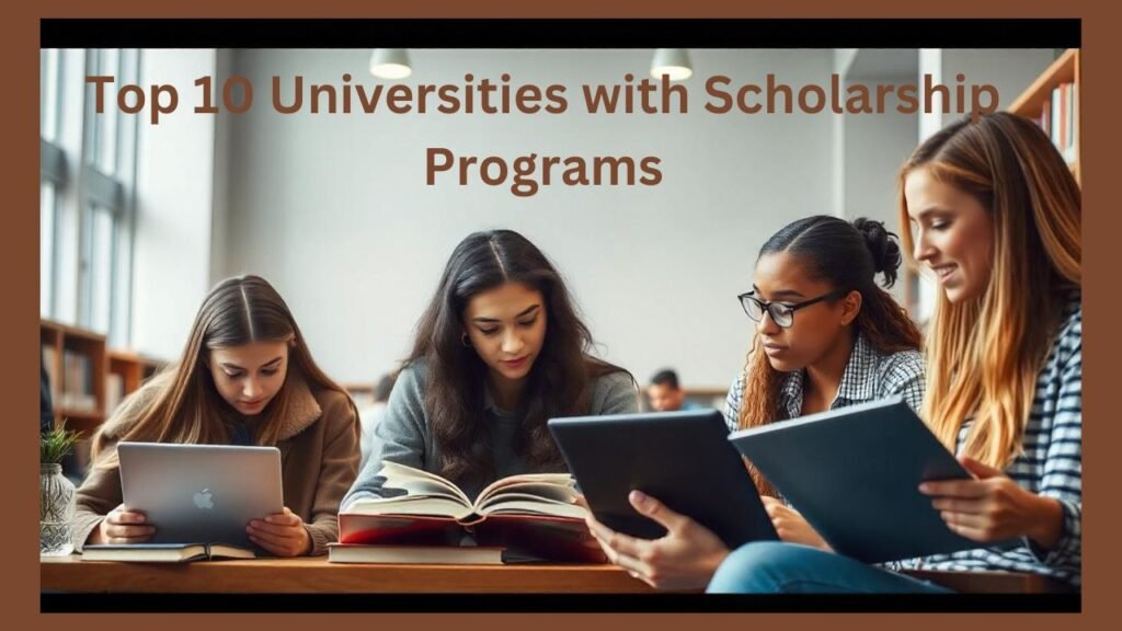 Top 10 Universities with Scholarship Programs