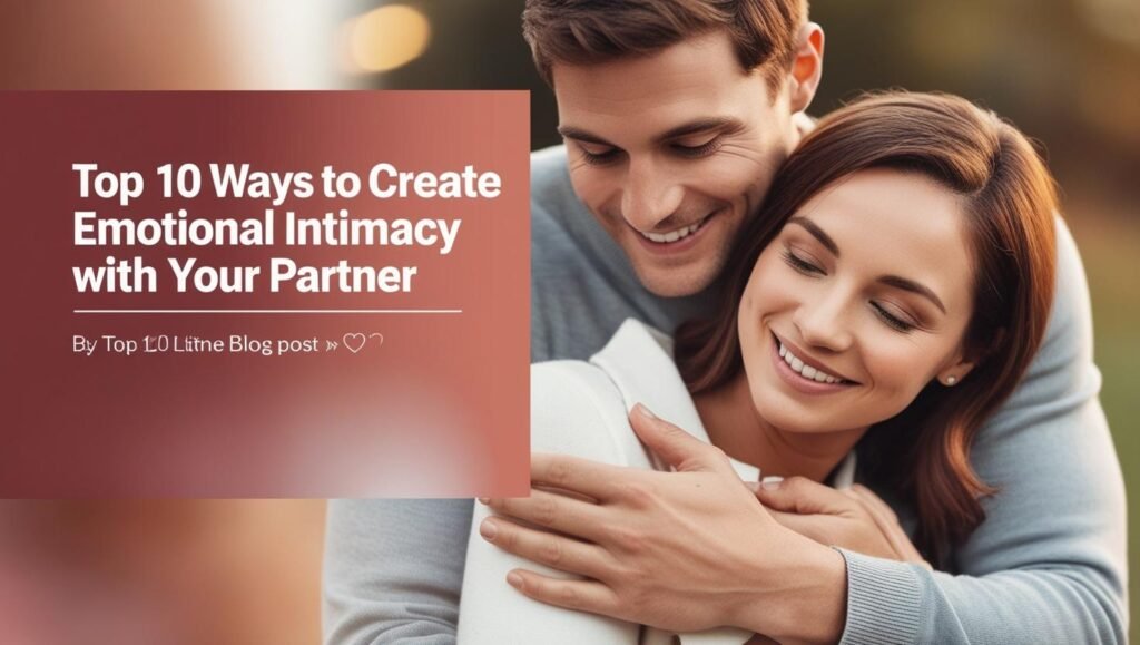 Top 10 Ways to Create Emotional Intimacy with Your Partner